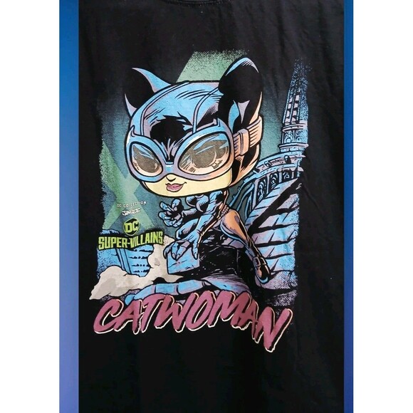 Funko POP Tees DC Comics CATWOMAN Jim Lee Collection T-Shirt Exclusive Large - Picture 3 of 4
